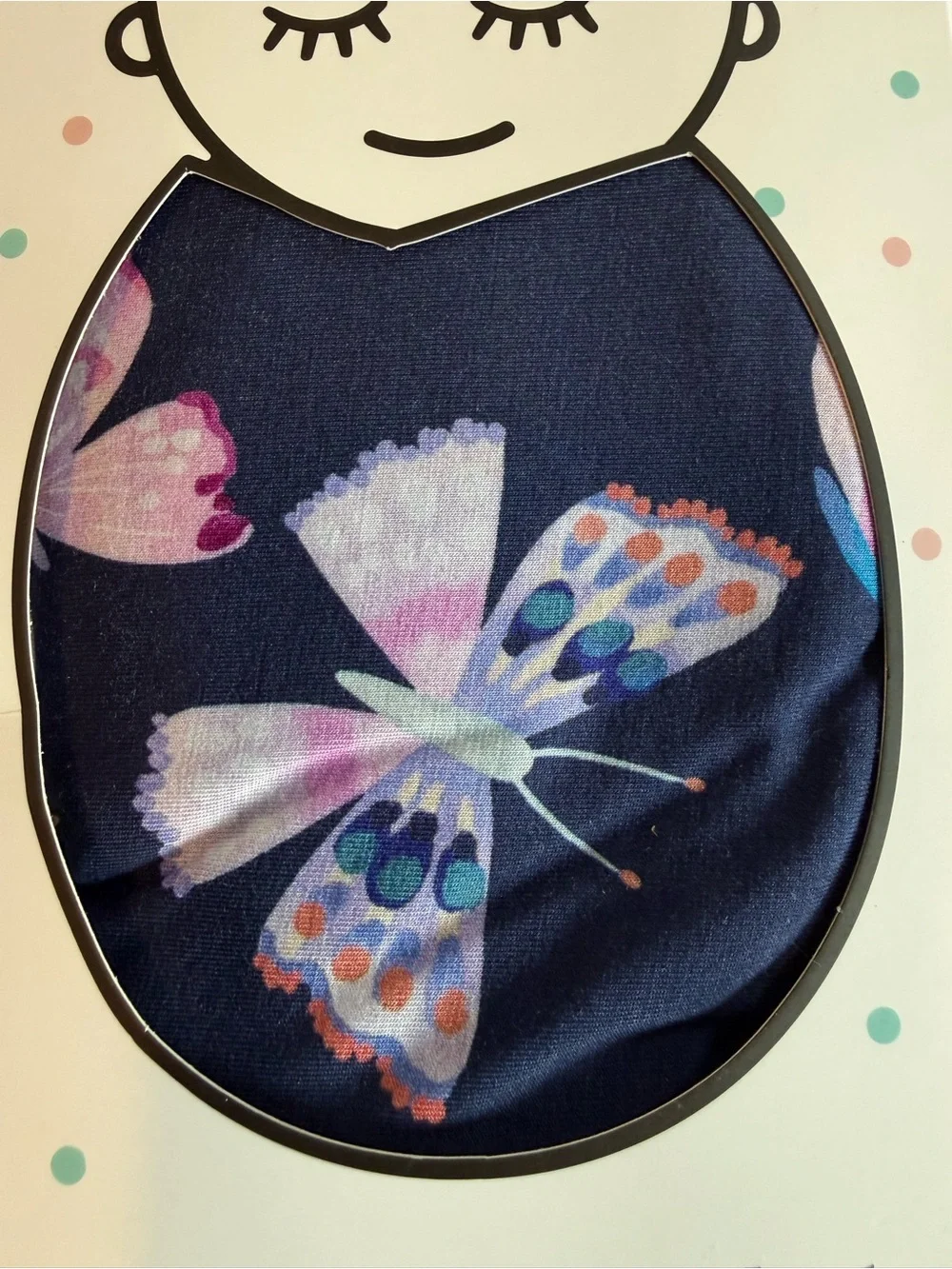 NIB Little Sleepies Butterfly Kisses Bamboo Swaddle & Luxe Bow Headband Set NWT